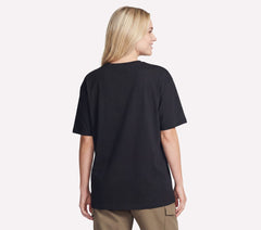 Skechers Skechers Gold Splatter Diamond Short Sleeve Tee Women