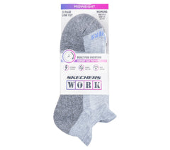 Skechers Skechers Work: Lowcut Heel Tab Socks - 3 Pack Women