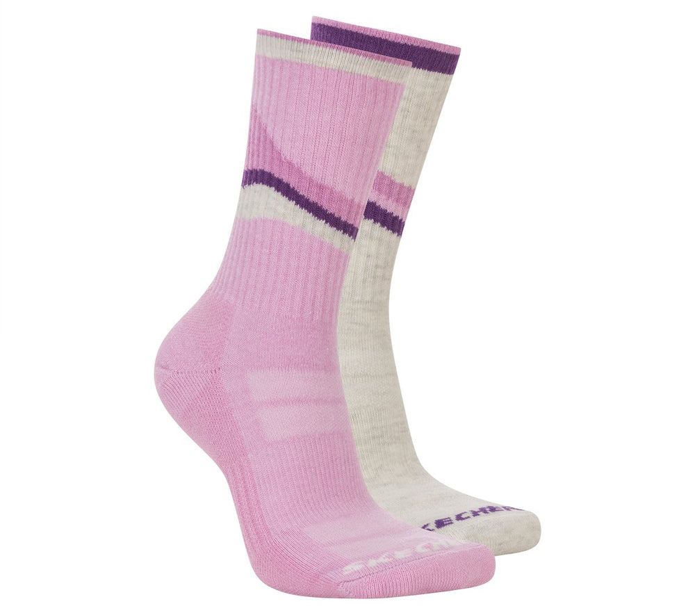 Skechers Skechers 2 Pack Women's Crew Trail Socks Women