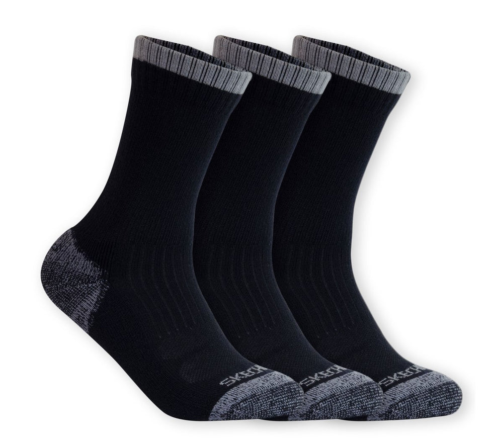 Skechers Skechers 3 Pack Half Terry Work Crew Socks Women|Men