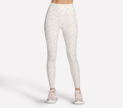 Skechers Skechers GO WALK Rib Floral Full Length High-Waisted Legging Women