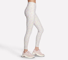 Skechers Skechers GO WALK Rib Floral Full Length High-Waisted Legging Women