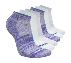Skechers Skechers 6 Pack Girls' Low Cut Color Stripe Socks Kids
