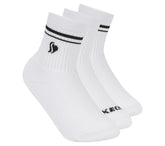 Skechers Skechers 3 Pack Girls' Low Crew Ribbed Socks Kids