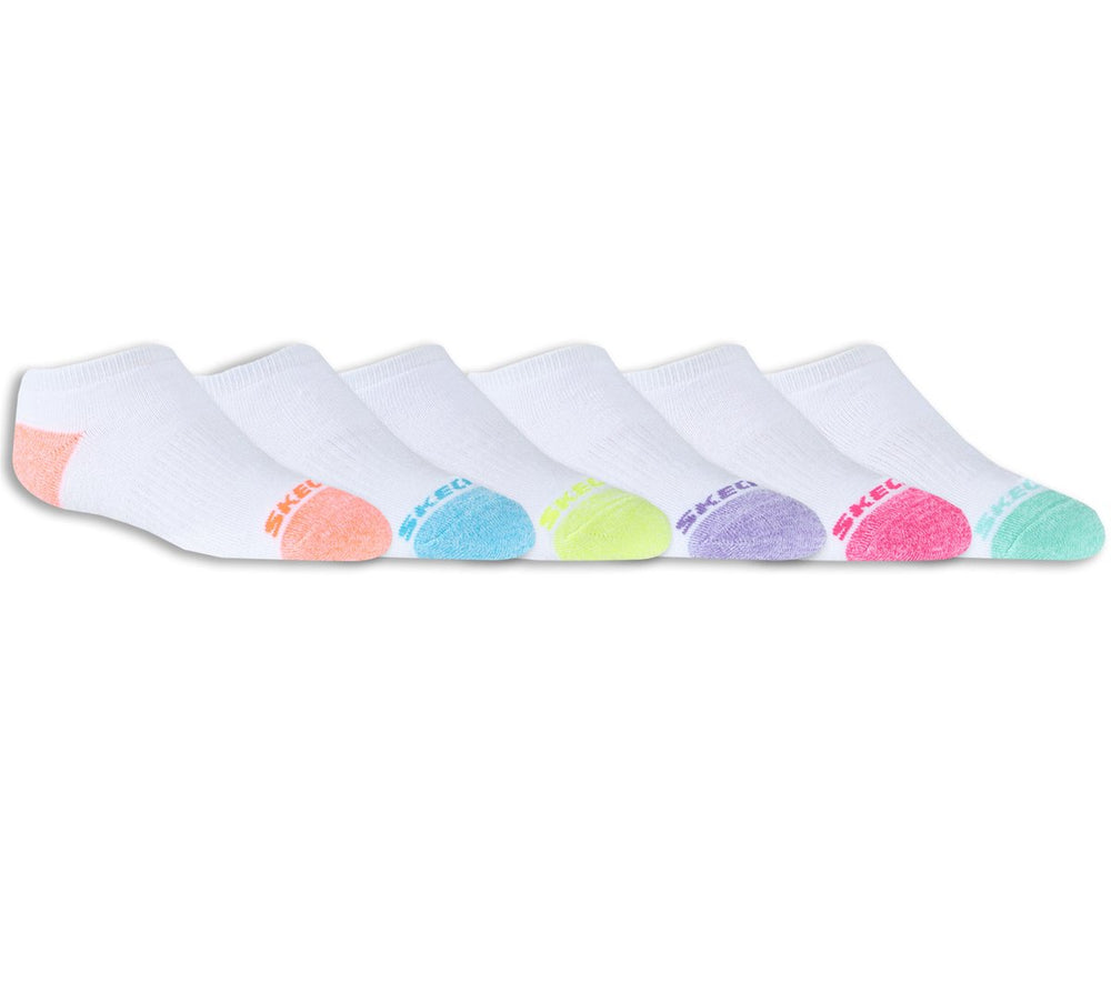 Skechers Skechers 6 Pack Low Cut Walking Socks Kids