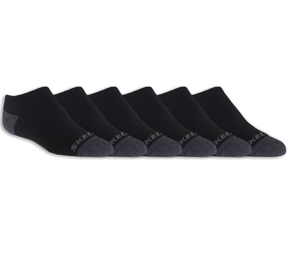 Skechers Skechers 6 Pack Boys' No Show Socks Kids