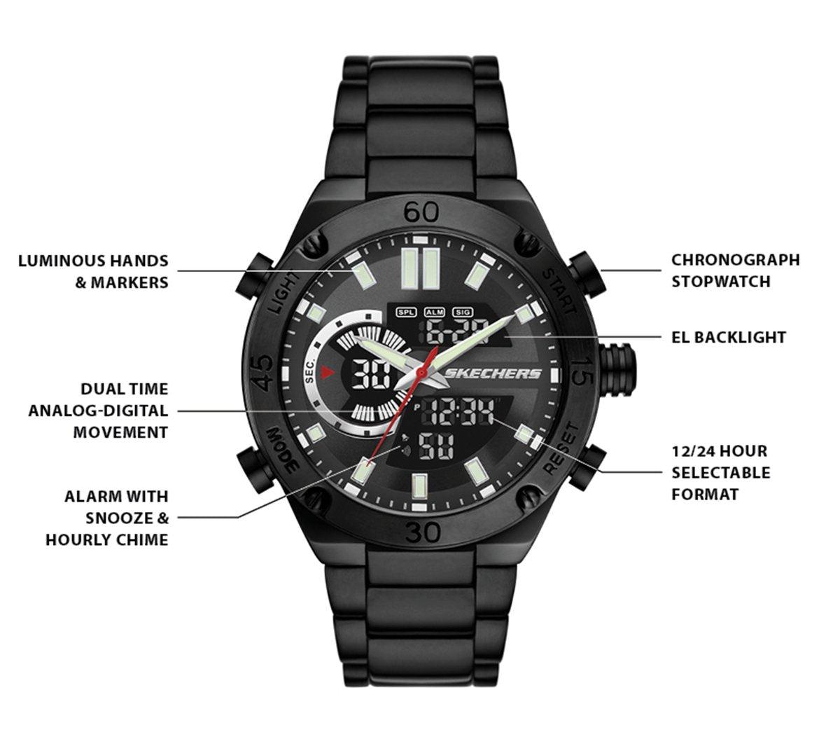 Skechers Skechers Analog Chrono Watch Men