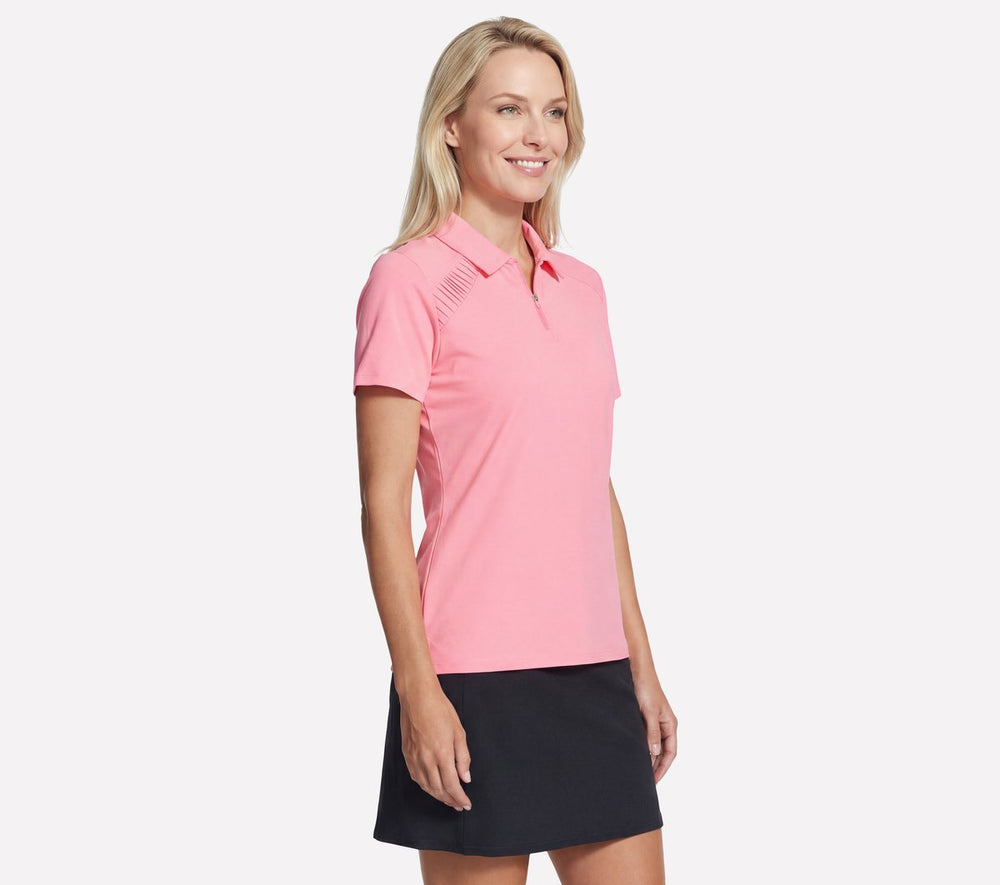 Skechers Skechers GO GOLF Short Sleeve Birdie Zip Front Polo Women
