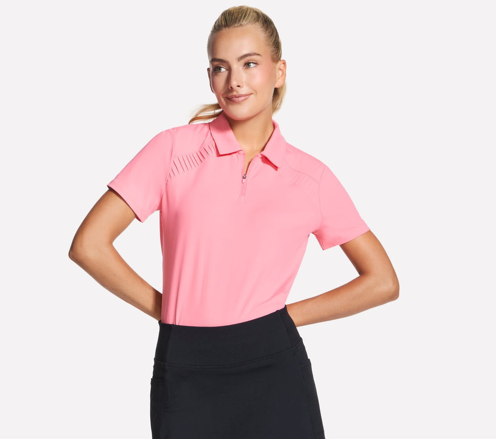 Skechers Skechers GO GOLF Short Sleeve Birdie Zip Front Polo Women