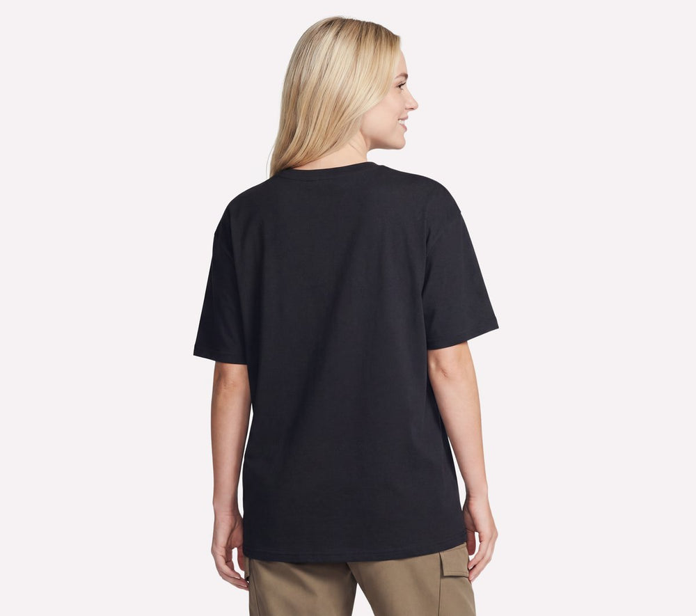 Skechers Skechers Gold Splatter Diamond Short Sleeve Tee Women