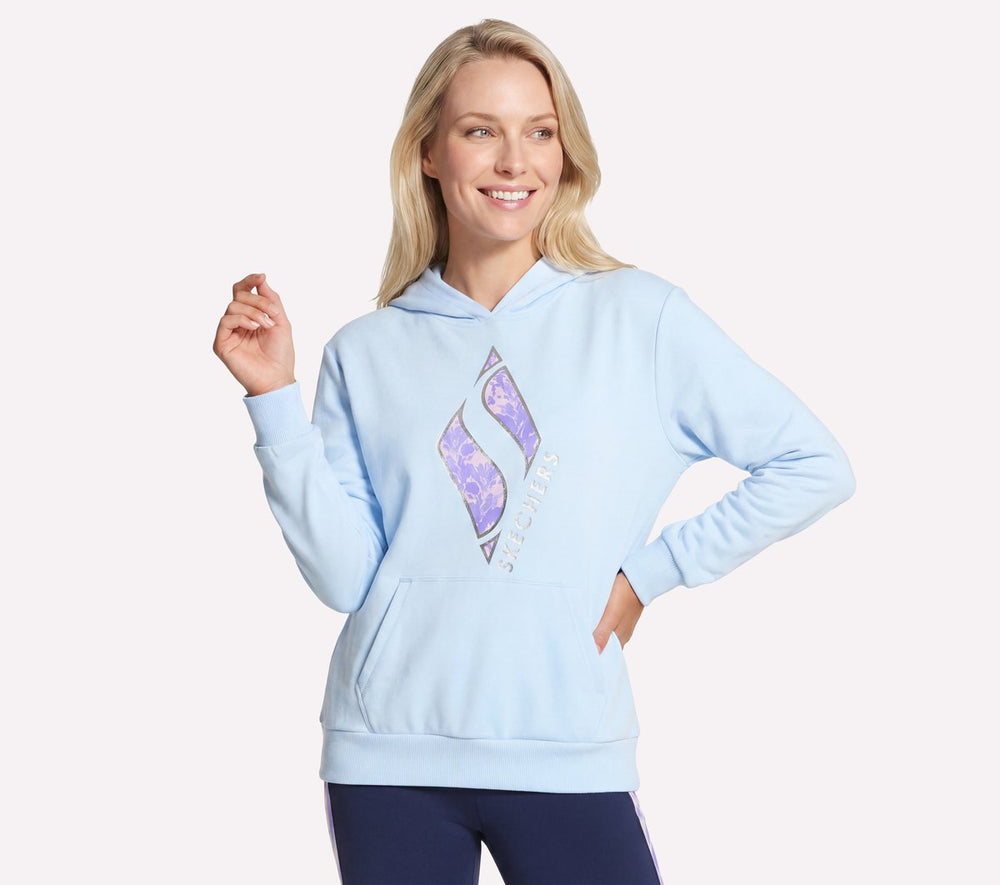 Skechers Skechers Floral Diamond Pullover Hoodie Women