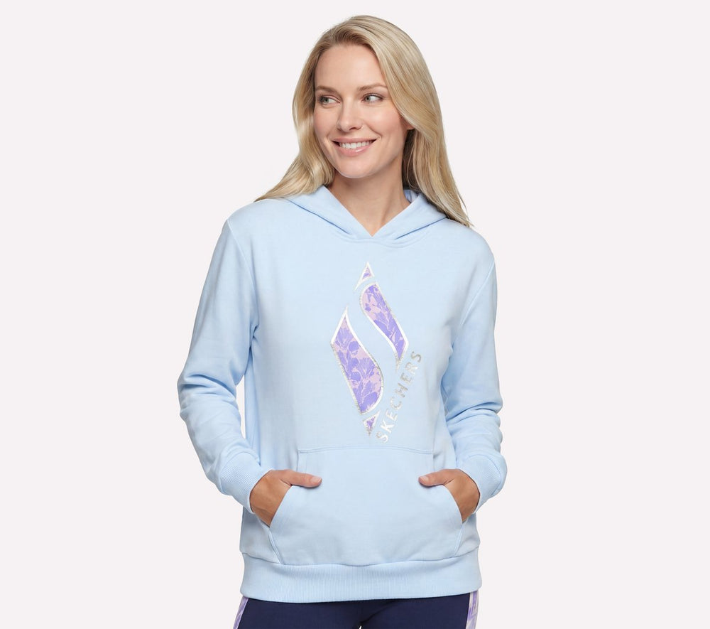 Skechers Skechers Floral Diamond Pullover Hoodie Women