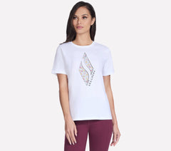 Skechers Skechers Floral Diamond Short Sleeve Tee Women