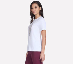 Skechers Skechers Floral Diamond Short Sleeve Tee Women