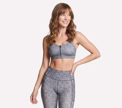 Skechers Skechers GO WALK Evolution Printed Zip Front Bra Women