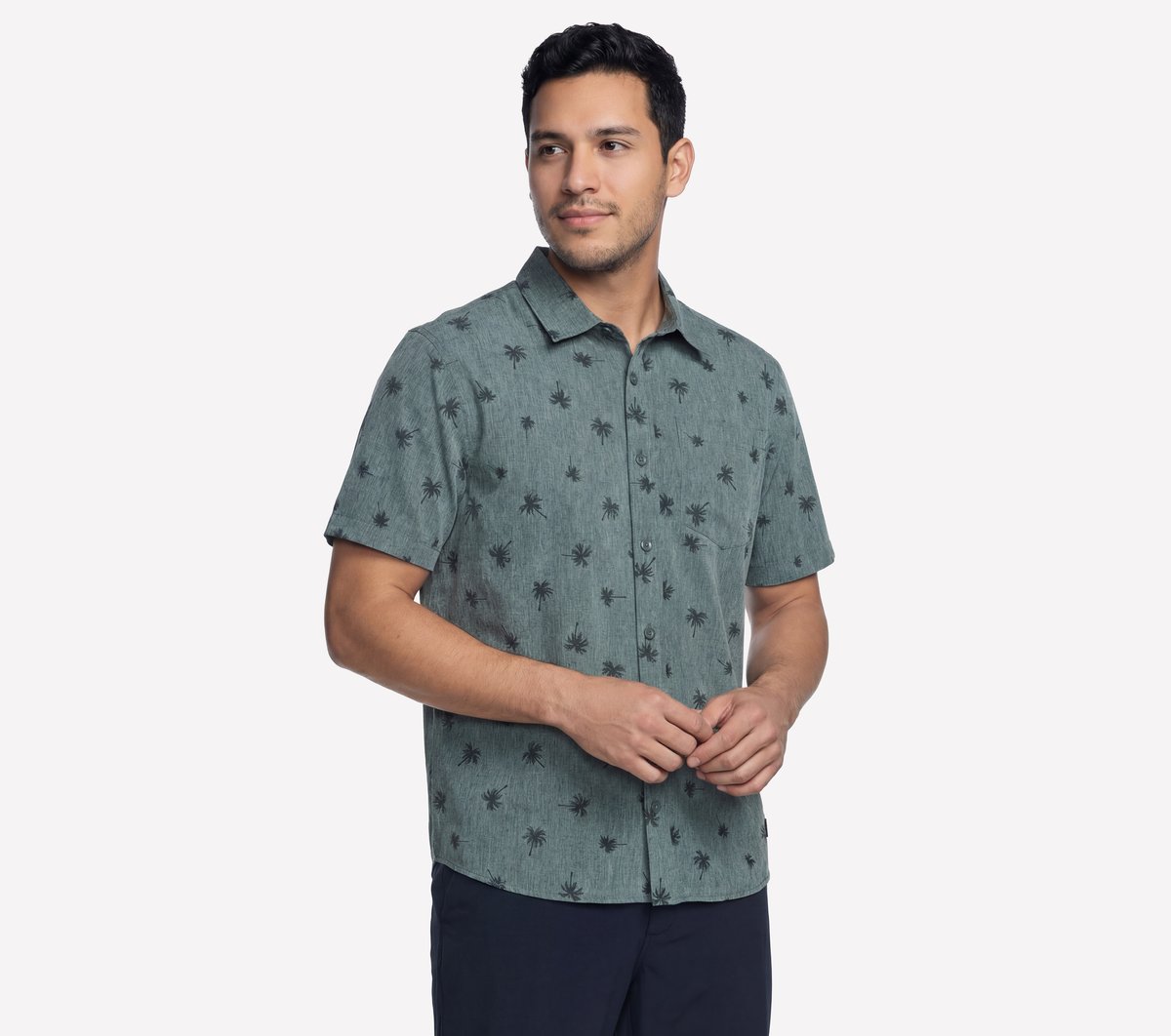 Skechers Skechers The GO WALK Air Printed Short Sleeve Shirt Men