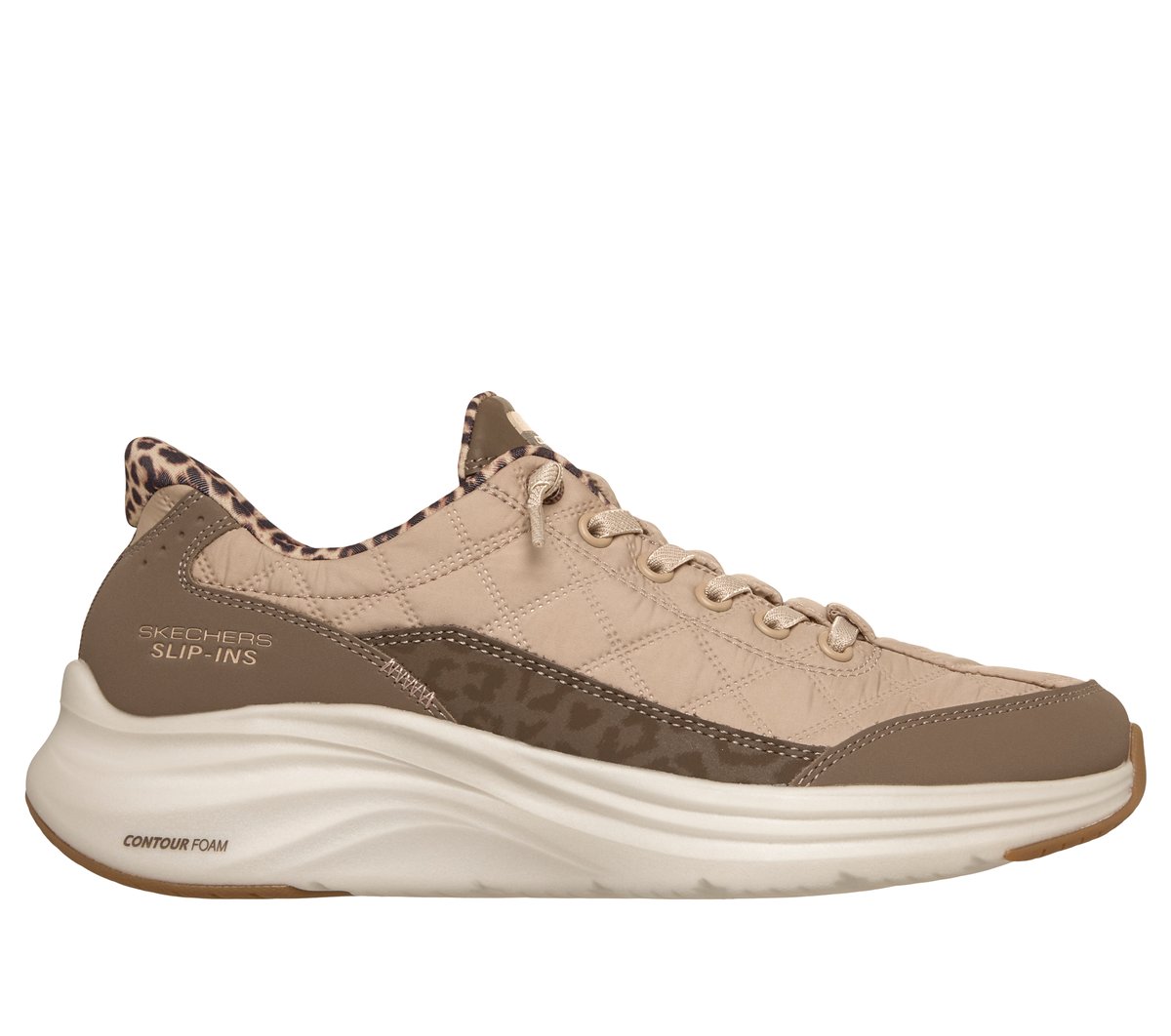 Skechers Skechers Slip-ins: Contour Foam - Cozy Fit Leopard Dream Women
