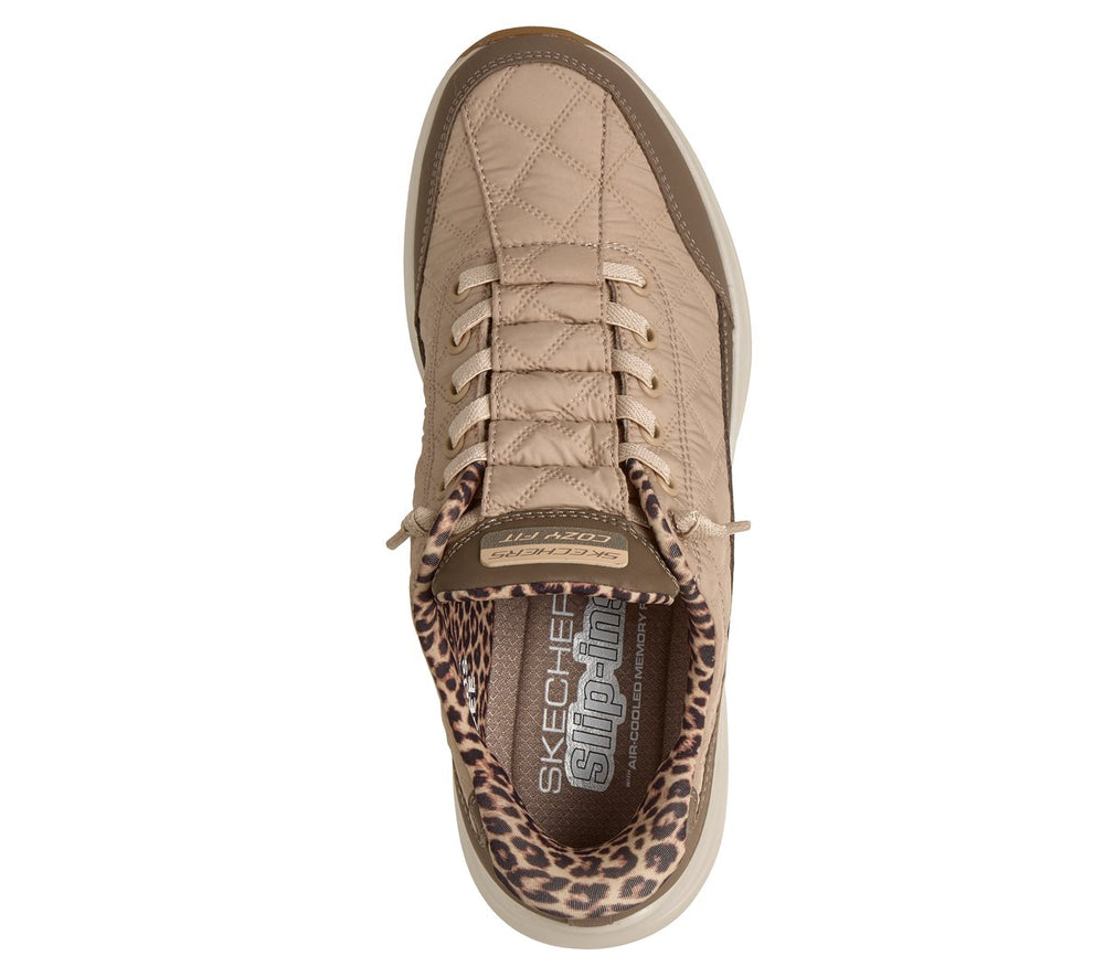 Skechers Skechers Slip-ins: Contour Foam - Cozy Fit Leopard Dream Women
