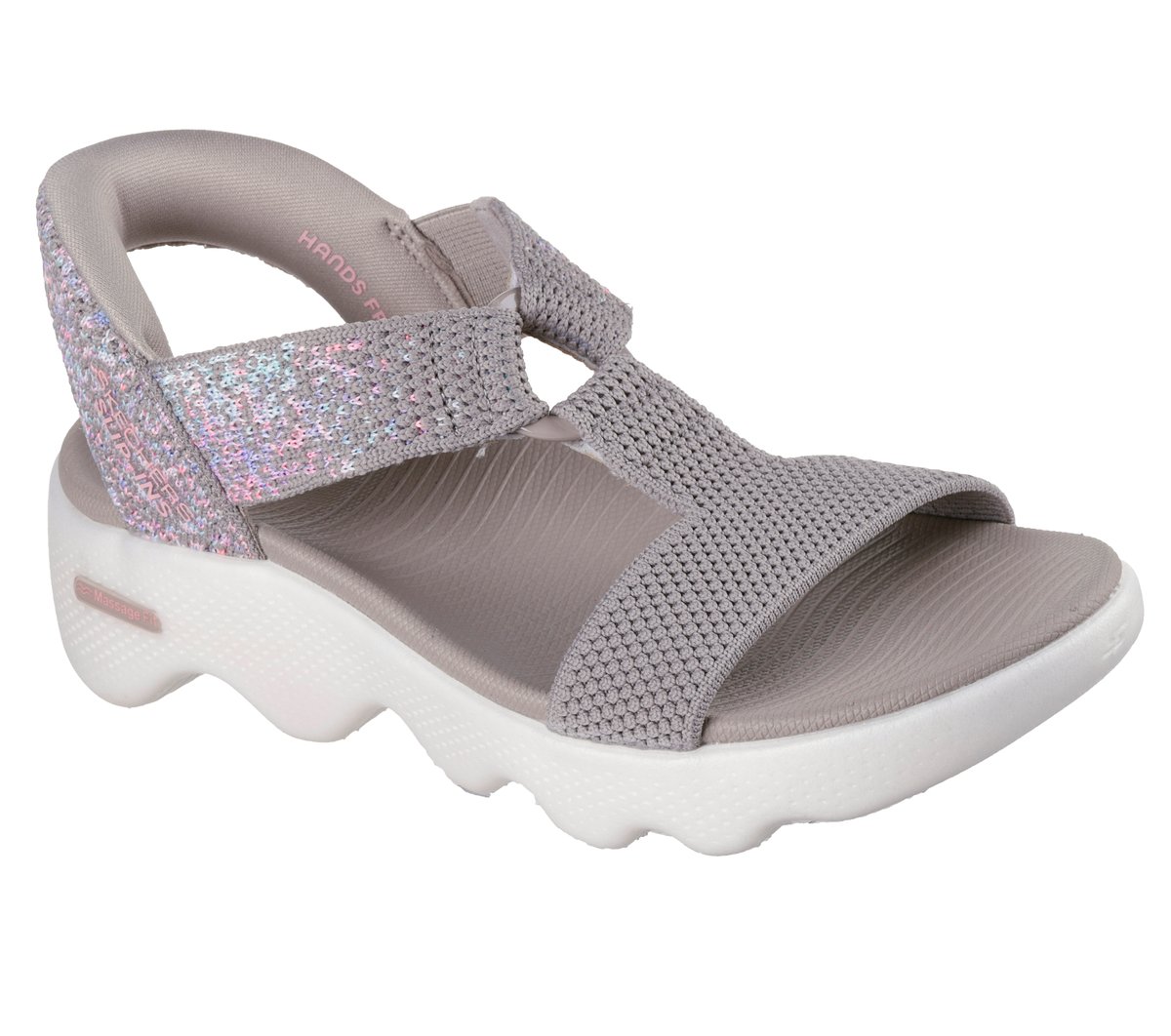 Skechers Skechers Slip-ins: GO WALK Massage Fit Sandal - Confetti Sky Women