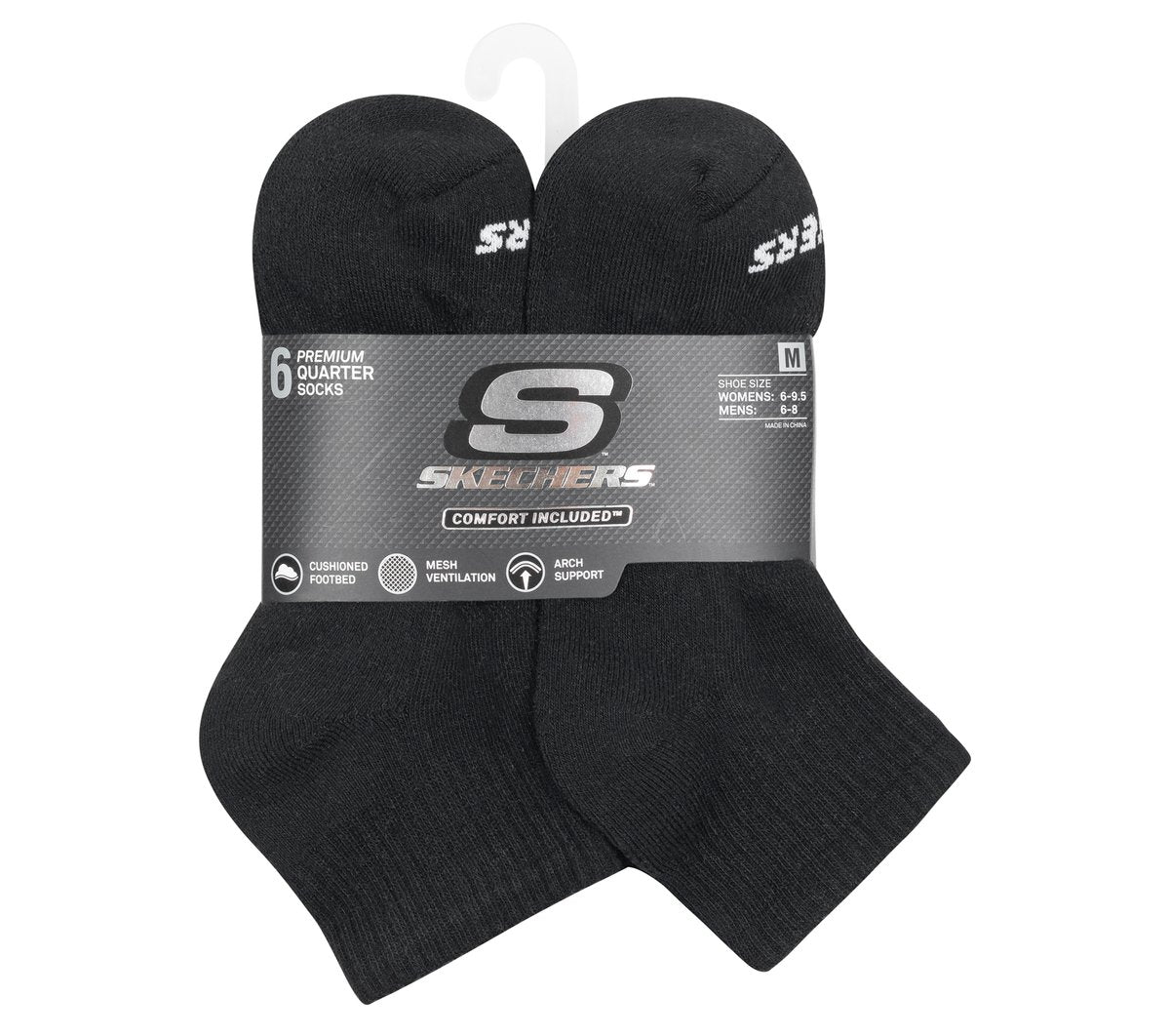 Skechers Skechers 6 Pack Core Quarter Medium Socks Women