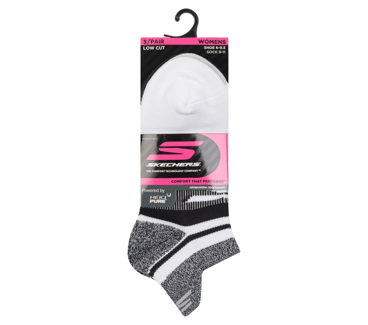 Skechers Skechers 3 Pack Women's Performance Low Cut Running Heel Tab Socks Women