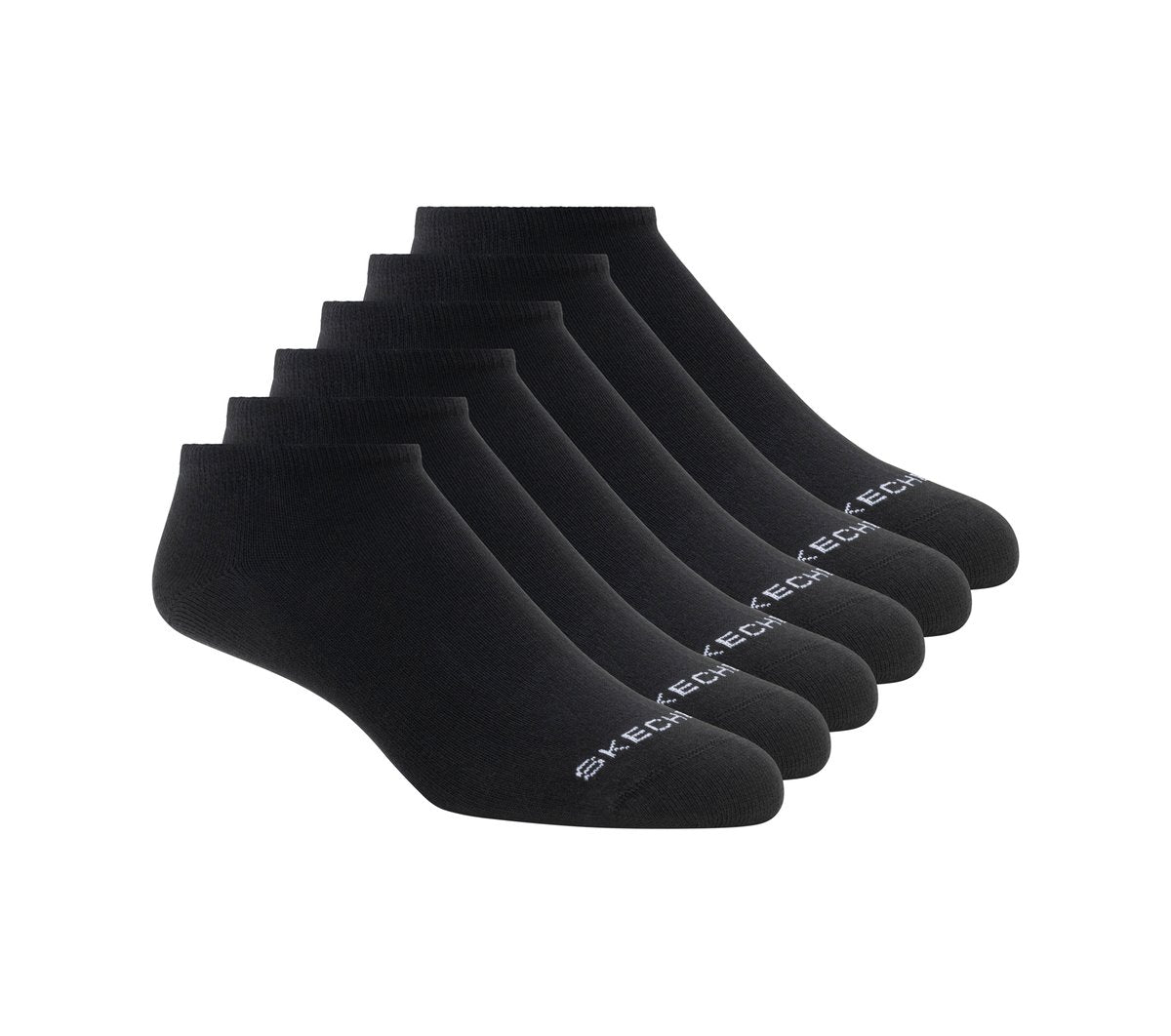 Skechers Skechers Cotton No-Show Socks - 6 Pack Women