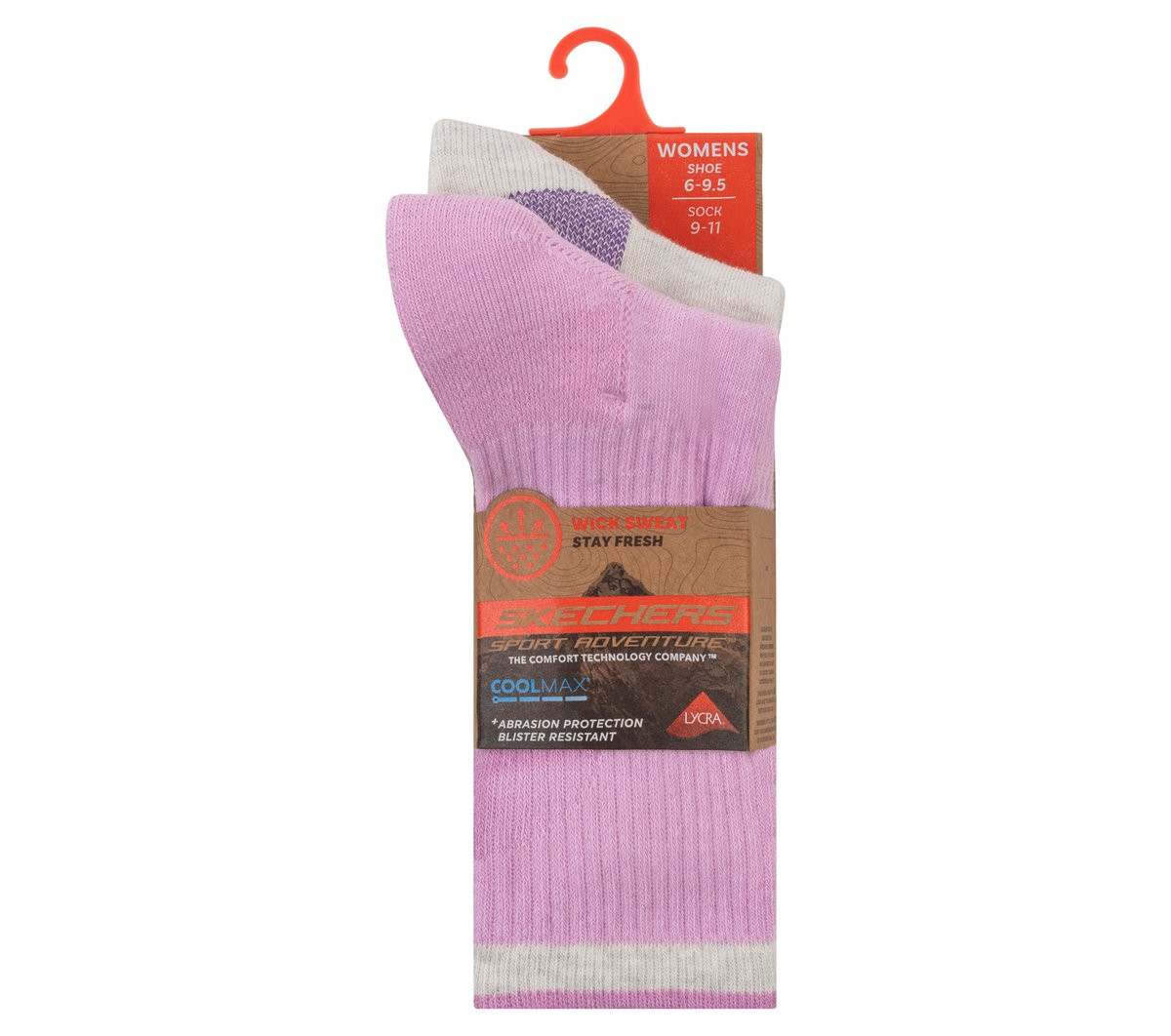 Skechers Skechers 2 Pack Women's Crew Trail Socks Women