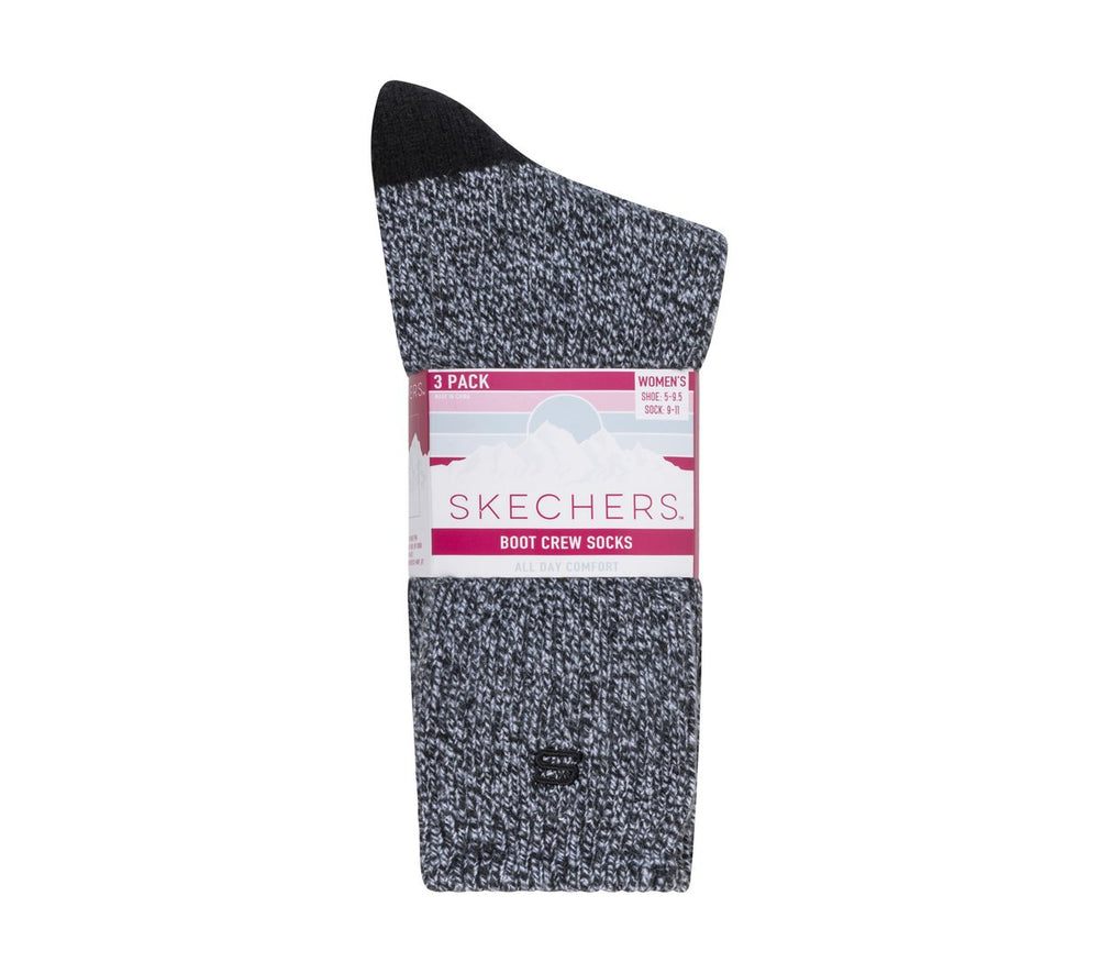 Skechers Skechers Super Soft Boot Crew Socks - 3 Pack Women