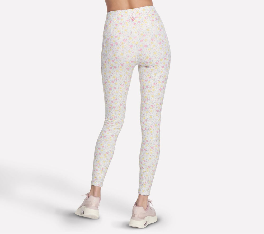 Skechers Skechers GO WALK Rib Floral Full Length High-Waisted Legging Women