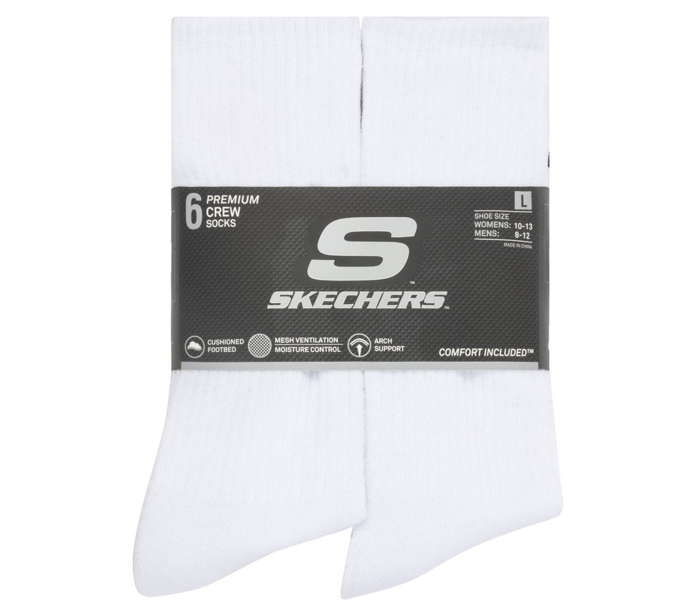 Skechers Skechers 6 Pack Large Core Crew Socks Men