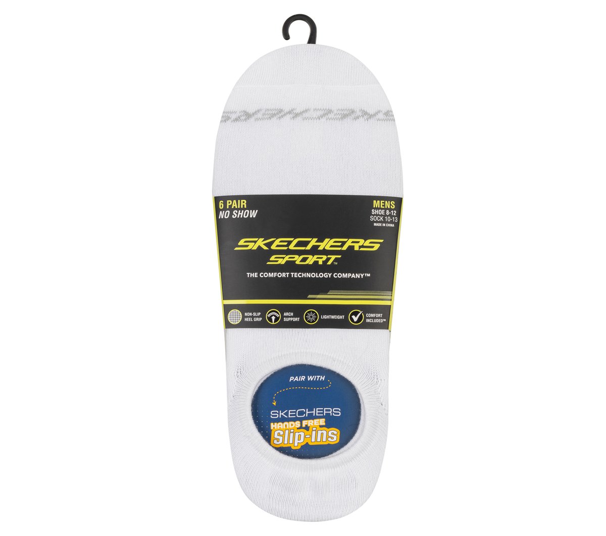 Skechers Skechers 6 Pack Men's Sneaker Liner Socks Men