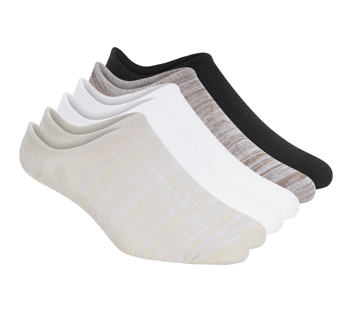 Skechers Skechers 6 Pack Men's Sneaker Liner Socks Men