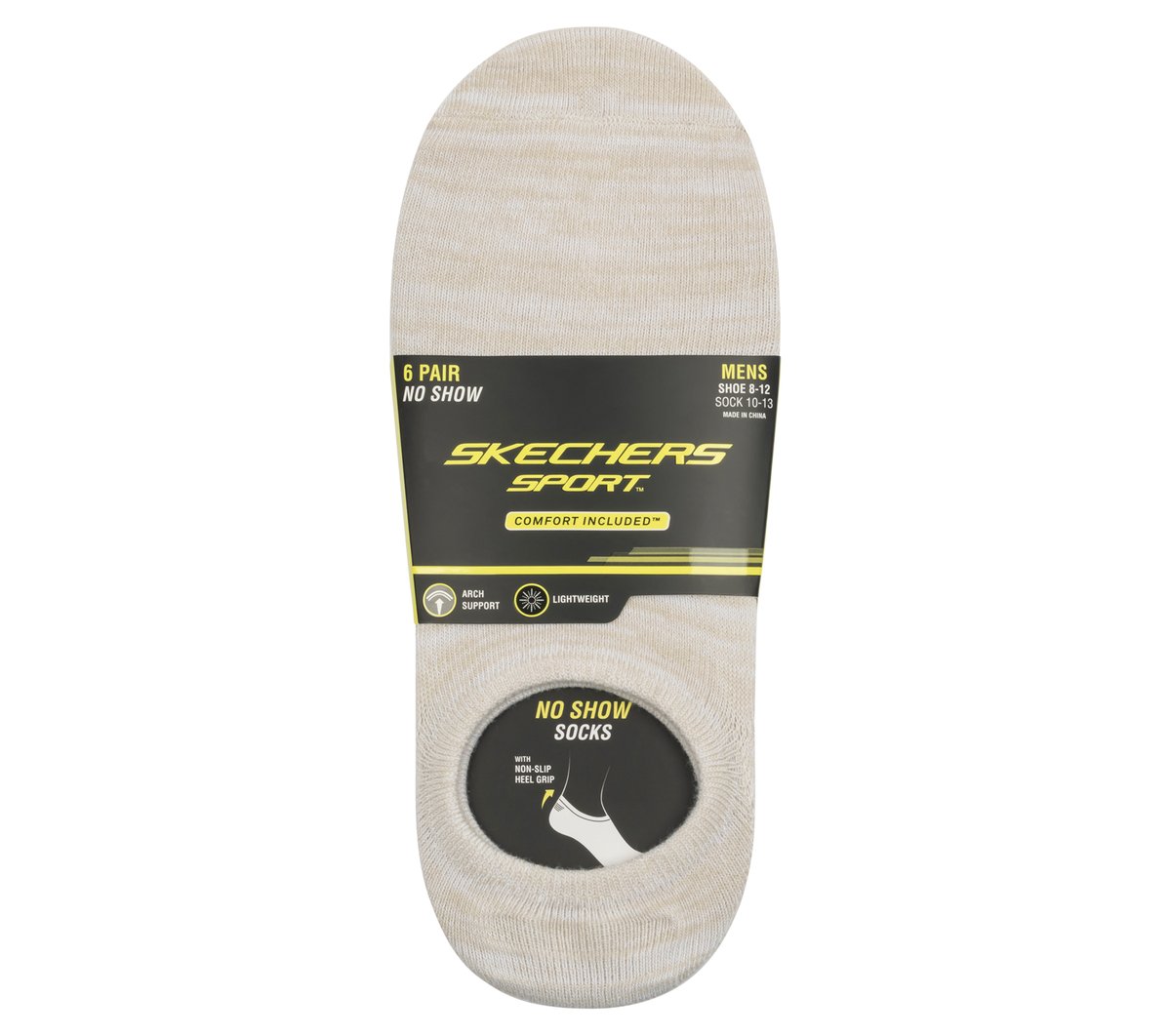 Skechers Skechers 6 Pack Men's Sneaker Liner Socks Men
