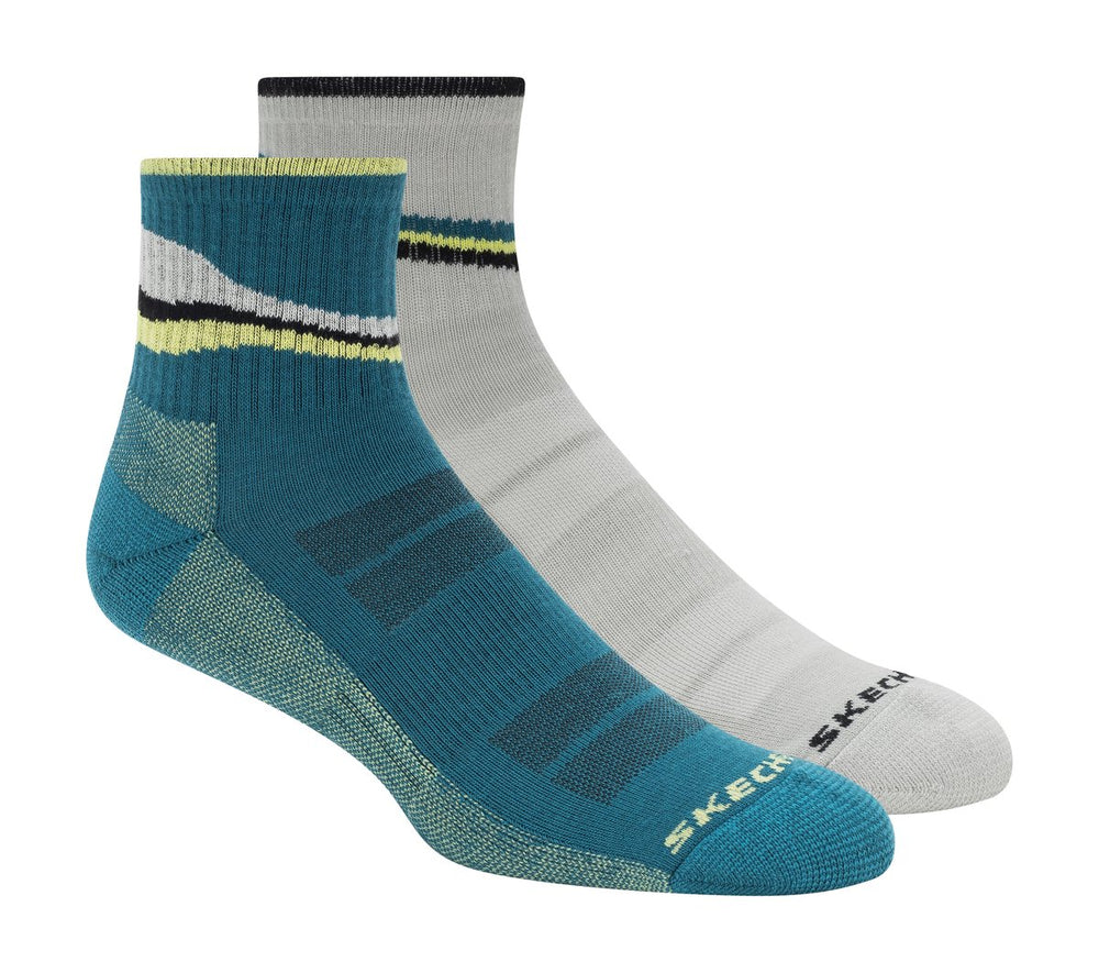 Skechers Skechers 2 Pack Men's Quarter Trail Socks Men