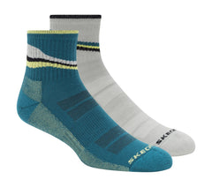 Skechers Skechers 2 Pack Men's Quarter Trail Socks Men