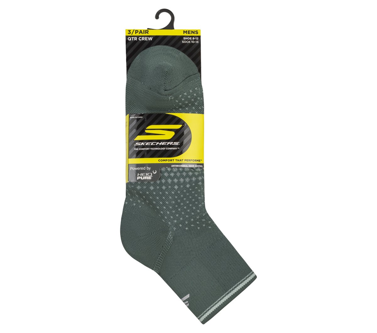 Skechers Skechers 3 Pack Men's Performance Running Quarter Socks Men
