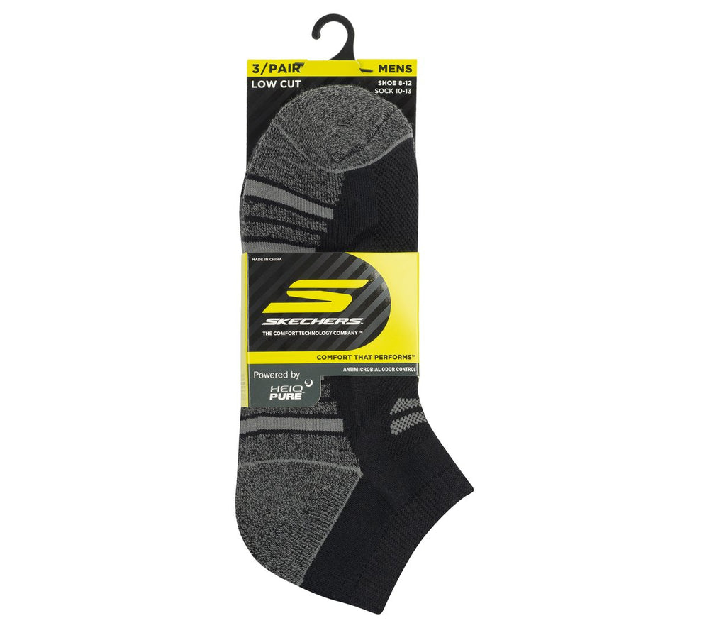 Skechers Skechers 3 Pack Men's Half Terry Low Cut Socks Men