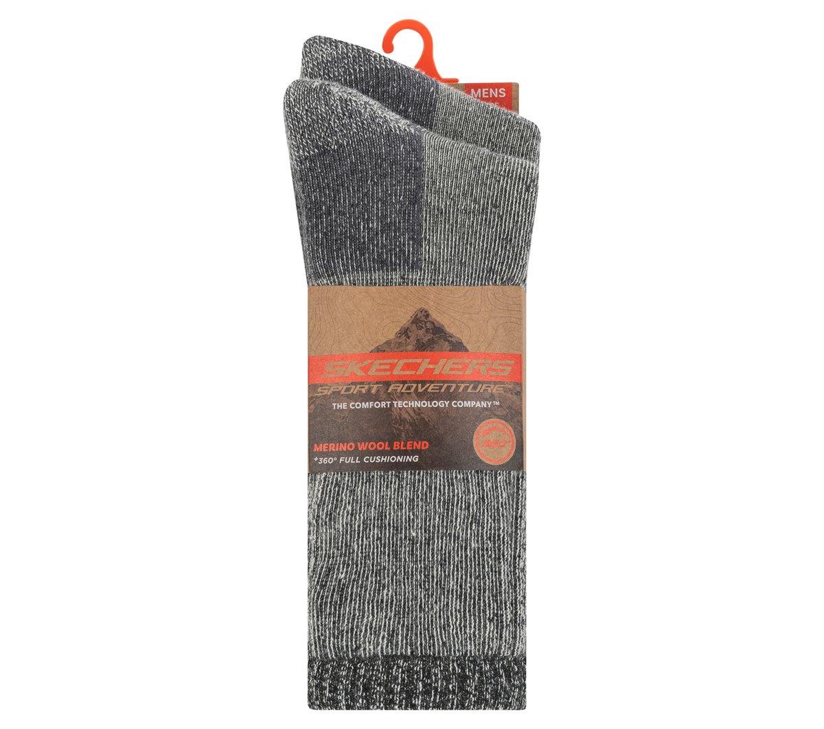 Skechers Skechers 2 Pack Men's Crew Wool Socks Men