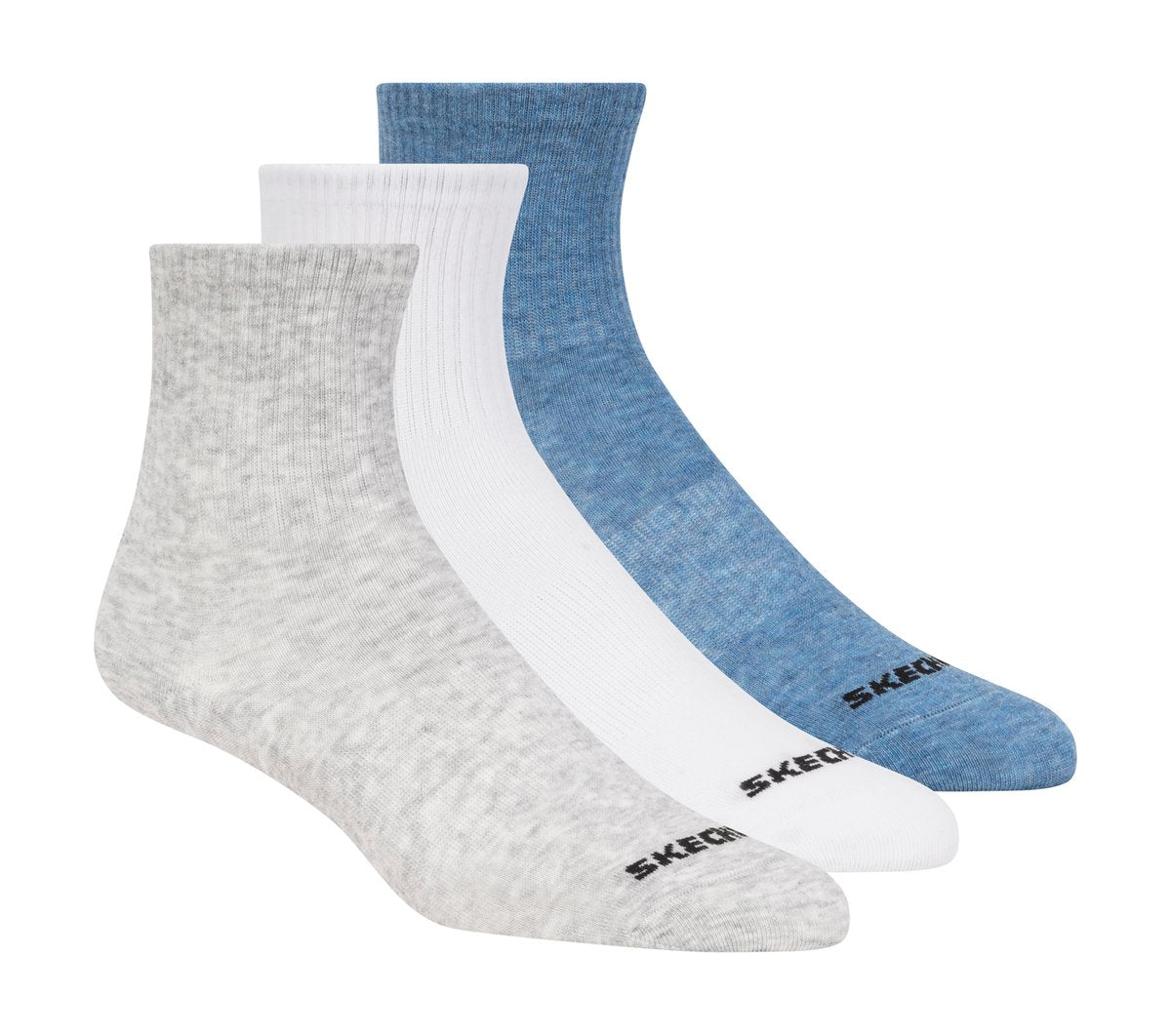 Skechers Skechers 3 Pack Boys' Crew Cotton Socks Kids