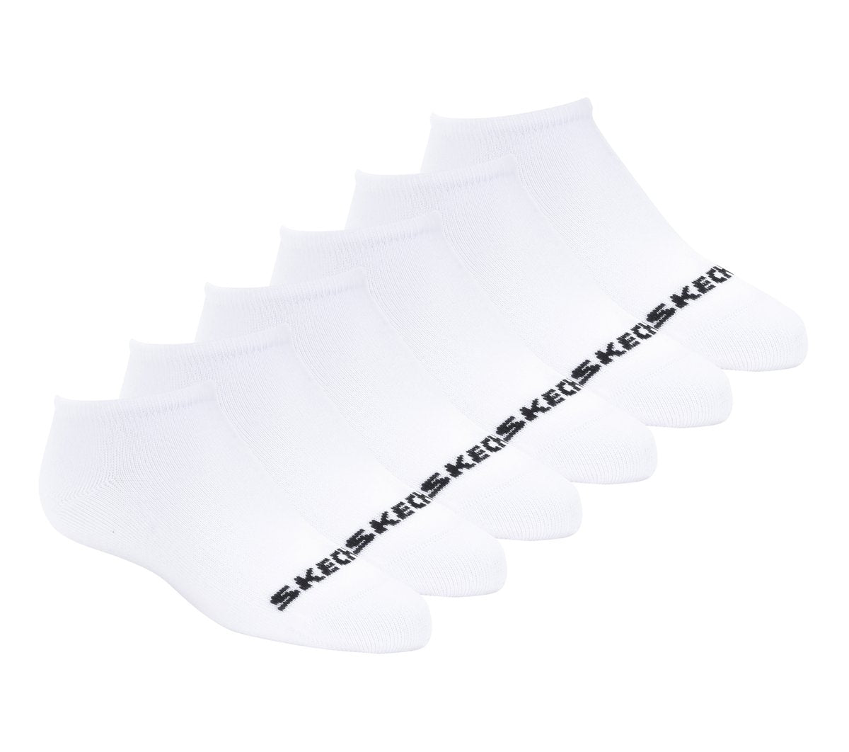 Skechers Skechers Cotton No-Show Socks - 6 Pack Kids