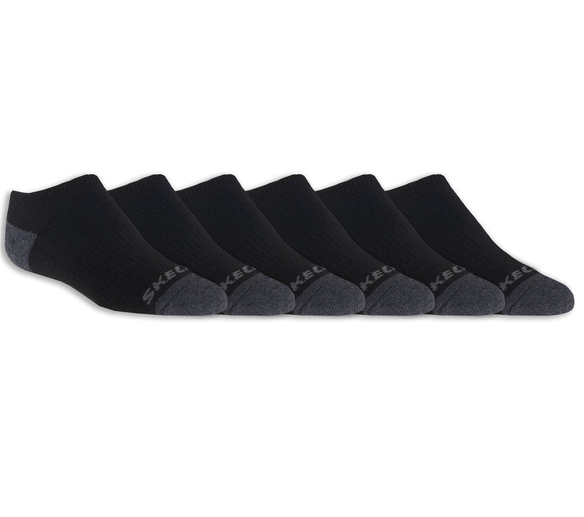 Skechers Skechers 6 Pack Boys' No Show Socks Kids